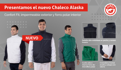 Presentamos el Chaleco Polar e Impermeable Alaska: Protección y confort para profesionales de la industria