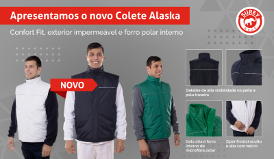 Apresentamos o Colete Polar e Impermeável Alaska: Proteção e Conforto para Profissionais da Indústria