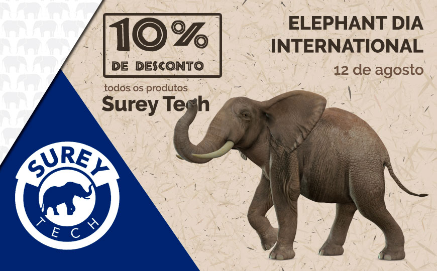 Surey Tecnologia celebra o elefante Dia Internacional