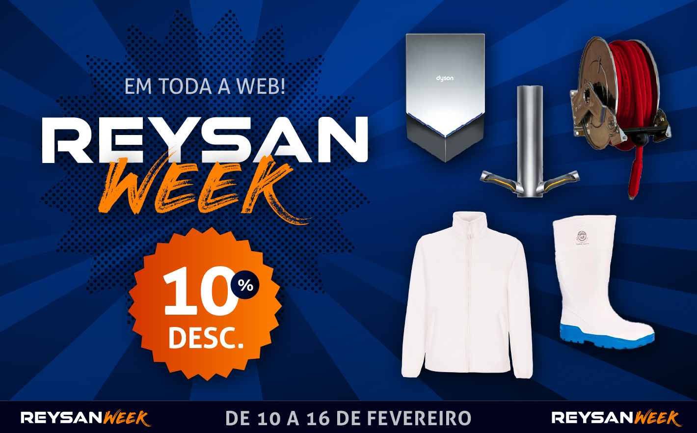 Chegou a ReysanWeek! 10% de desconto em todo o nosso site