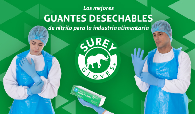 Guantes desechables de nitrilo, vinilo o látex, ¿Cuál es la mejor opción para la industria alimentaria?