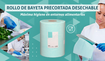 La bayeta desechable de alta capacidad de absorción y sin pelusas que revoluciona la limpieza en la industria alimentaria, laboratorios y cocinas industriales.