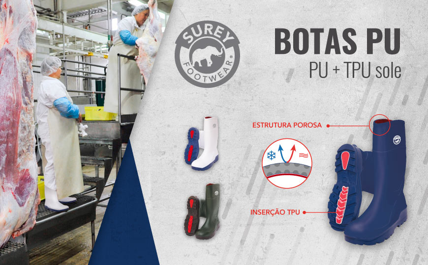 NOVOS BOTAS DE POLIURETANO COM PU + TPU SOLE