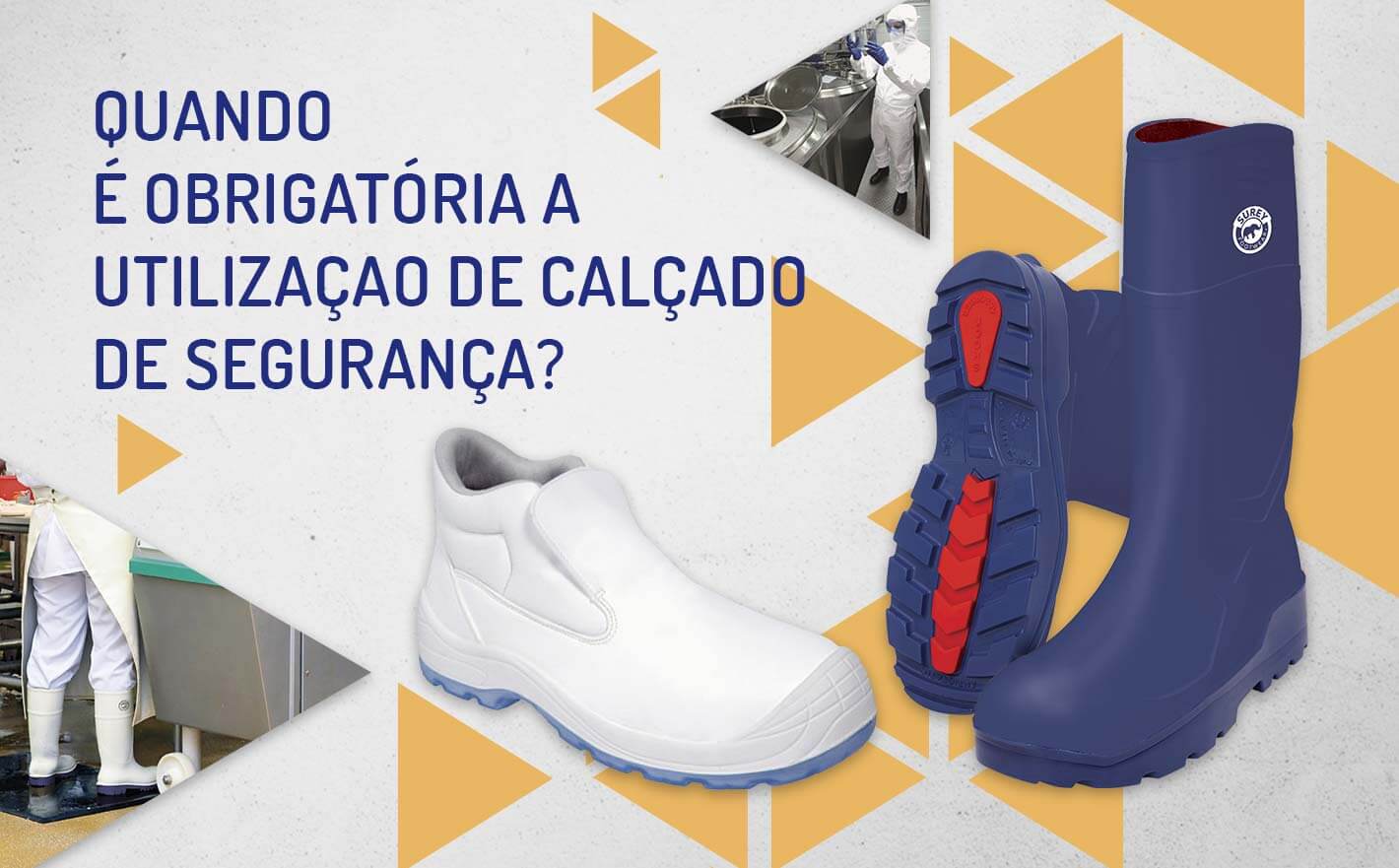 Quando é obrigatória a utilização de calçado de segurança