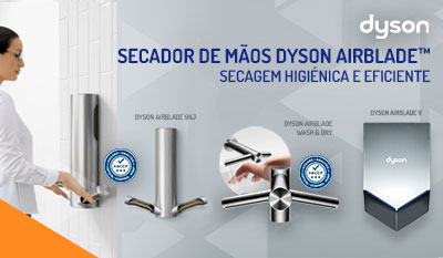 Gama Completa de Secadores de Mãos Dyson Airblade para Indústria