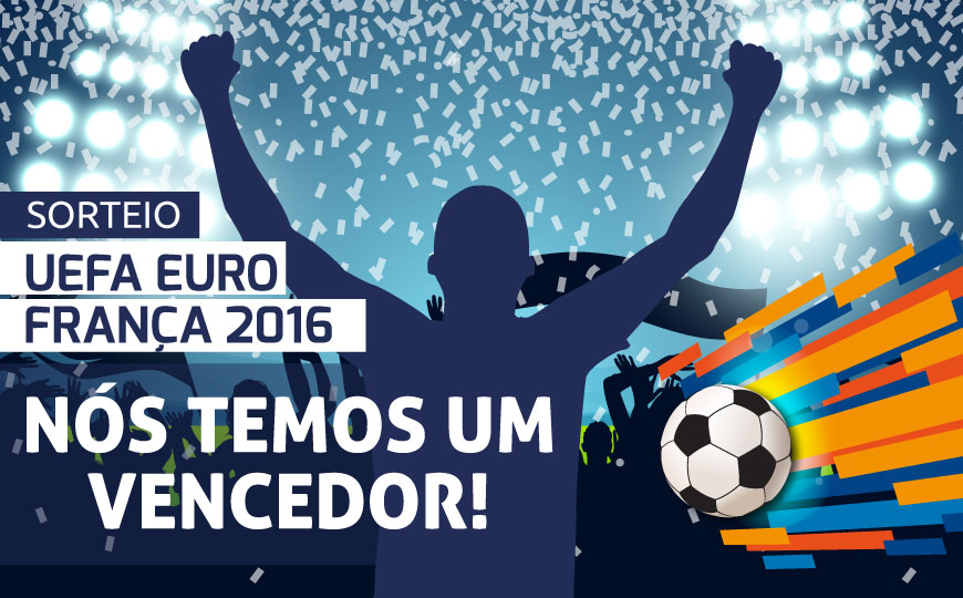 Nós temos um vencedor do sorteio!
