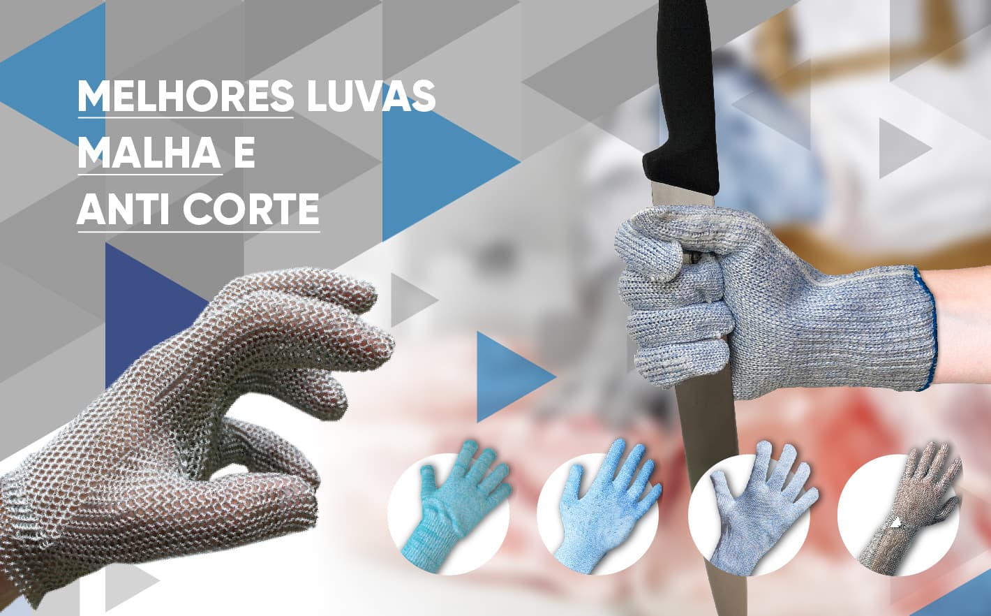 As melhores luvas de malha e proteção anti-corte para a indústria