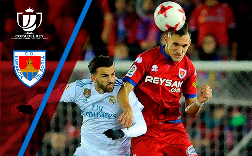 The CD. Numancia drew against Real Madrid 2-2 in the Copa del Rey.