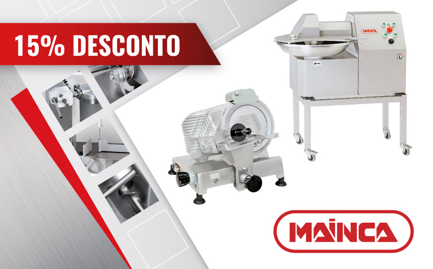 Desconto de 15% nos produtos da Mainca