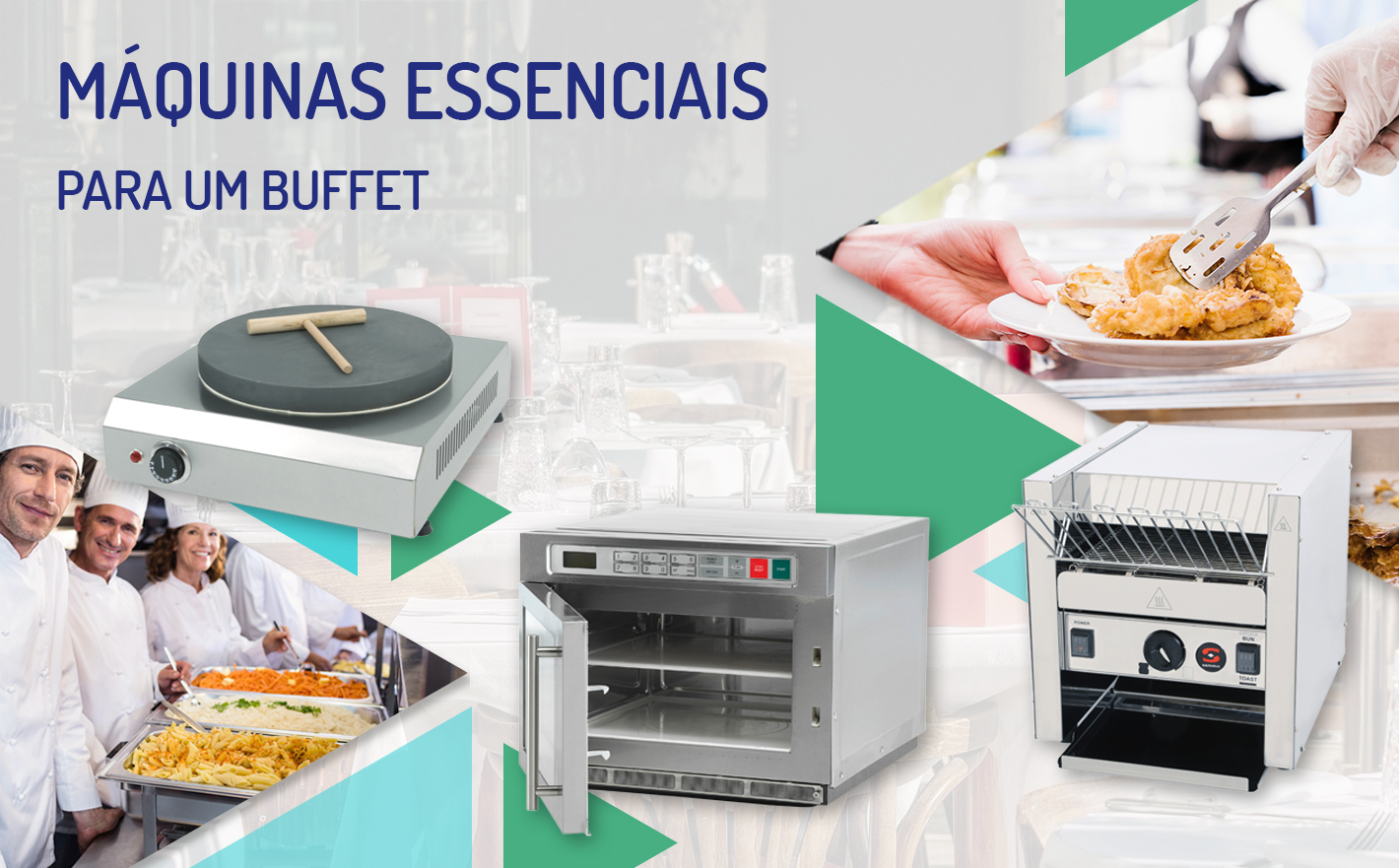 Máquinas essenciais para um buffet
