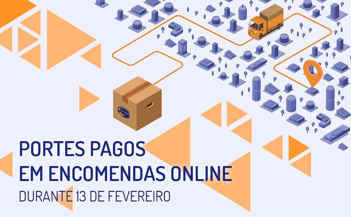 Portes pagos em compras online