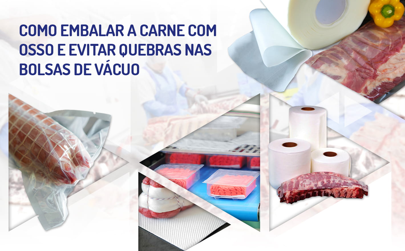 Como embalar correctamente a carne no osso?