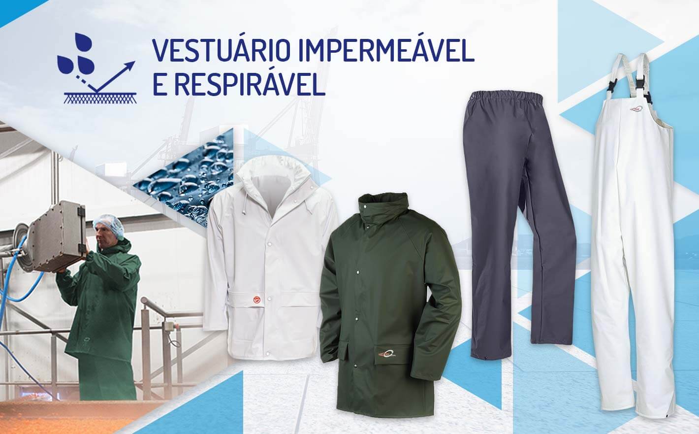 Vestuário impermeável