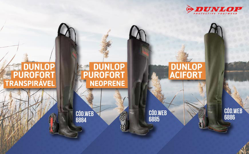 Botas de água Dunlop, já à venda no Reysan