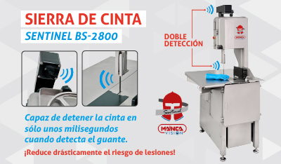¿Una sierra de cinta que se detiene sola para proteger tus manos? Sí, existe