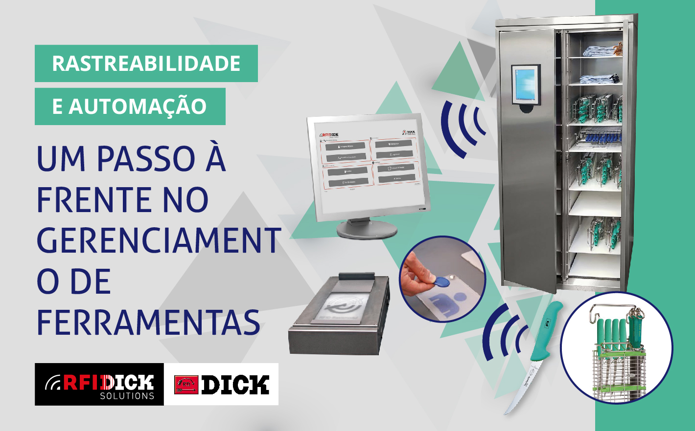 O sistema de controle de ferramentas que garante rastreabilidade precisa e automatizada