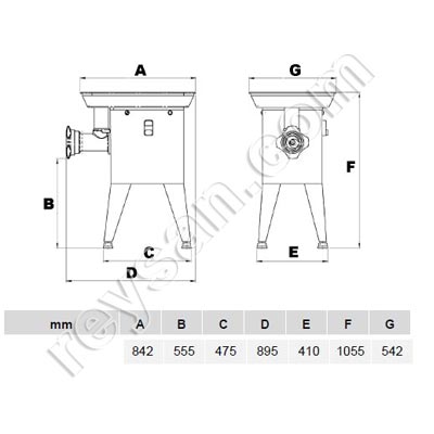 PICADORA CARNE PC98L