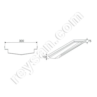 CANAL LARGO 150MM 134 METRO