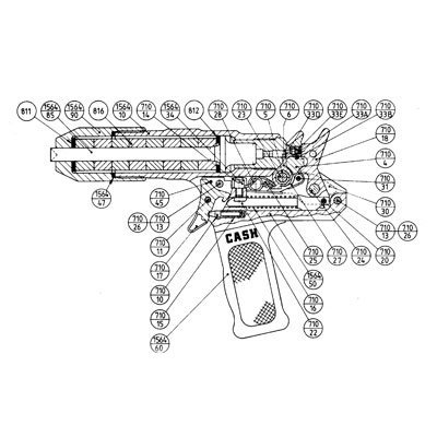 CASH S BORRACHA REF.816