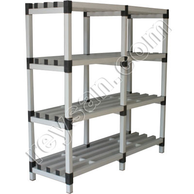 ESTANTE PVC 4 PRATELEIRAS.ALTO