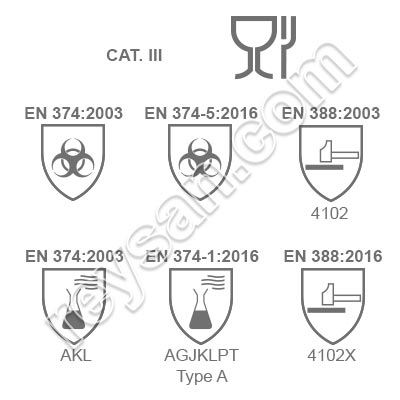 LUVA ANSELL ALPHATEC SOLVEX 37185