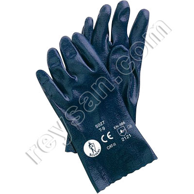 LUVA NITRILO AZUL 5027S/P