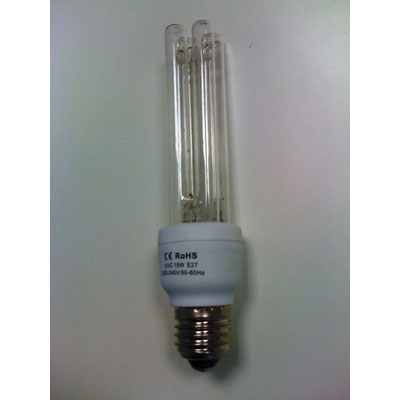 TUBO UVC ESTERILIZADO INOX 15W