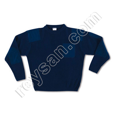 CAMISOLA AZUL COTOVELEIRA/OMBRO