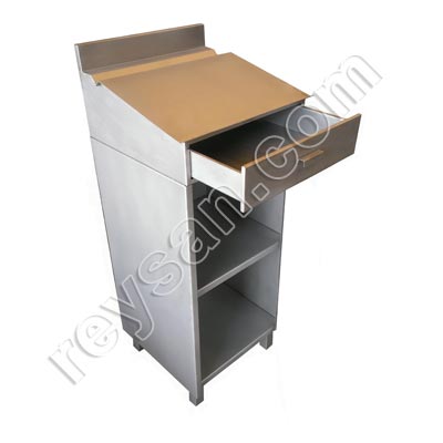 MESA SUP ALTA INOX  500X455