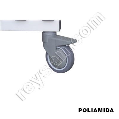 RODA  CARRINHO PORTA BANDEJA