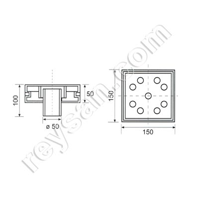 ESCOADOR 150*150*100  137