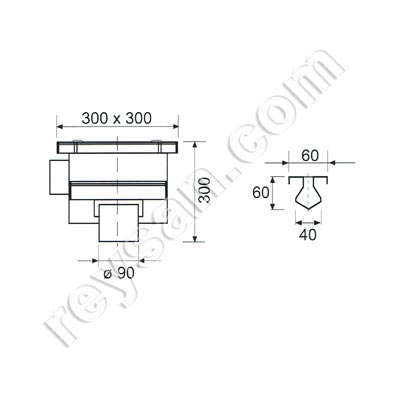 ESCOADOR 300*300*300 137-7 S.F