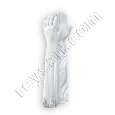 LUVA PVC BRANCA 60CM
