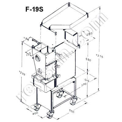 CORTADORA C LÂMINA 4MM FS19