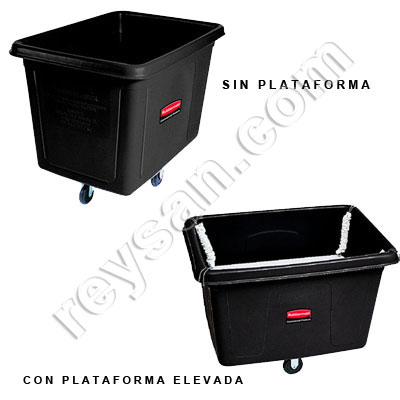 CONTENTOR RECTANGULAR PRETO