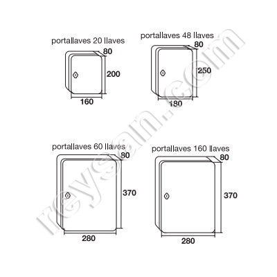 ARMÁRIO CHAVES SUPORTE FIXO