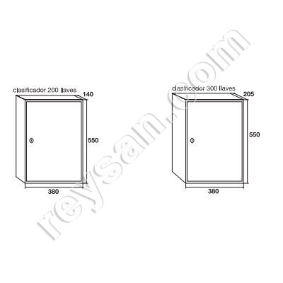 ARMÁRIO CHAVES SUP REGULÁVEL 