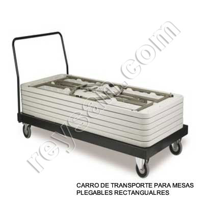 CARRO TRANSPORTE MESAS - QUALIDADE