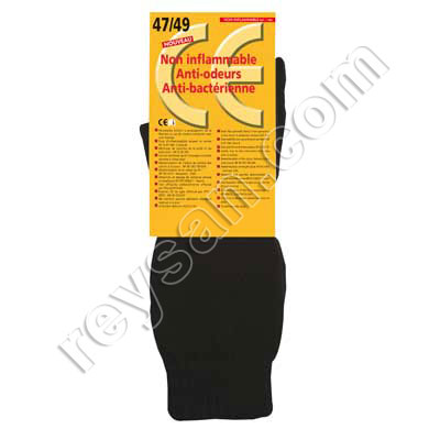 Meia não inflamável