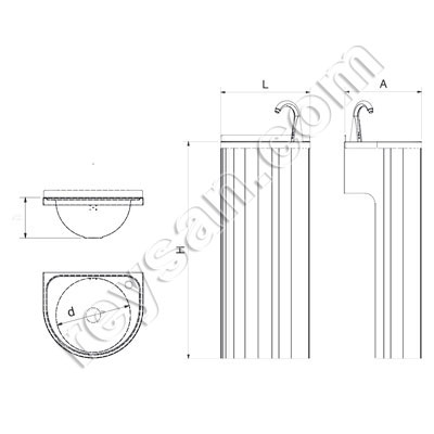 LAVATÓRIO COLUNA ELETRÓNICA