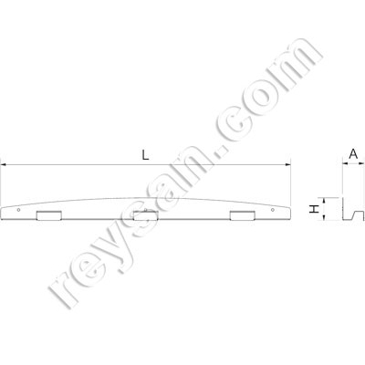 CABIDE DE PAREDE EM AÇO INOXIDÁVEL