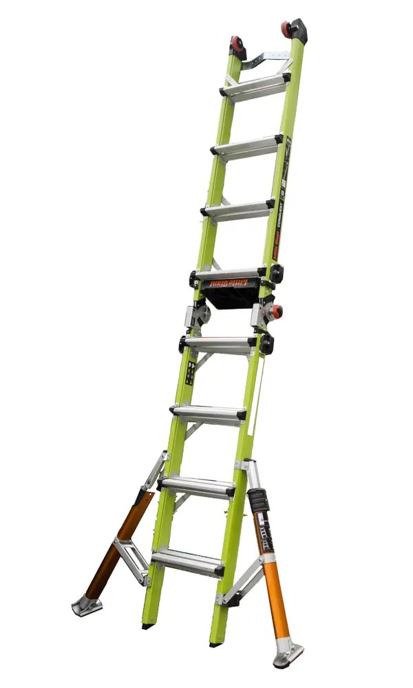 ESCADA EXTENSÍVEL E APOIO