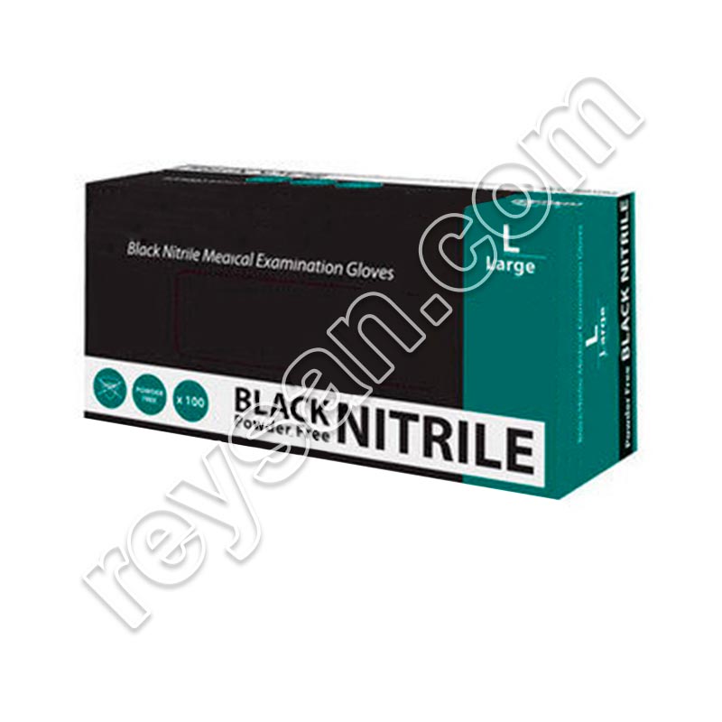 LUVA NITRILE PRETA 1000U