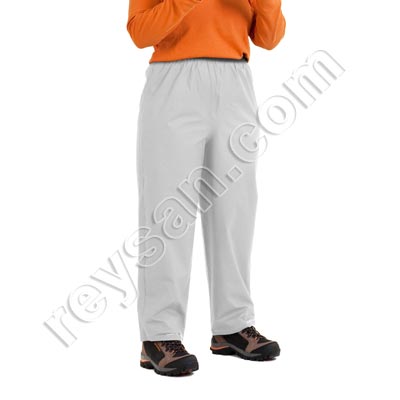 Calças impermeáveis brancas pu