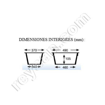 CUBETA ECOPESCA AZUL 15 LITROS