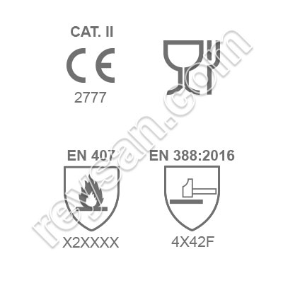 SHOWA 257 LUVA DE PROTECÇÃO DE CORTE