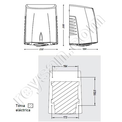 SECADOR DE MÃOS ELÉTRICO AIRCOPT
