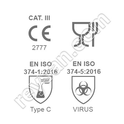 LUVA SHOWA 7502PF EBT
