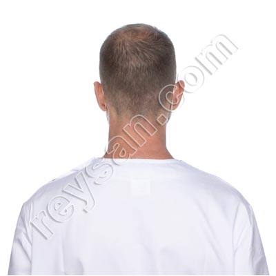 MÁSCARA DE 3 CAMADAS COM BORRACHA AZUL