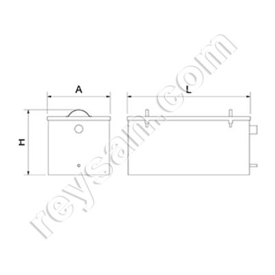 SEPARADOR DE GORDURA BIOLÓGICA DE AÇO INOXIDÁVEL